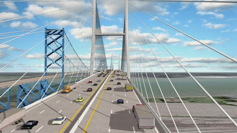 Ambassador Bridge new span concept. 