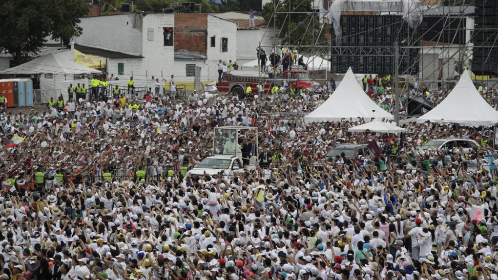 Pope Francis in Villavicencio, Colombia