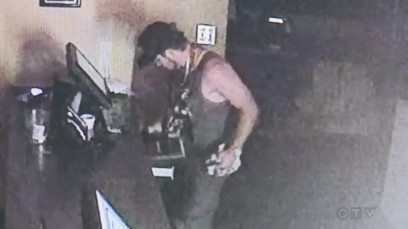Armando's released video to CTV News hoping to help police find the suspect. (Courtesy Armando's Pizza)