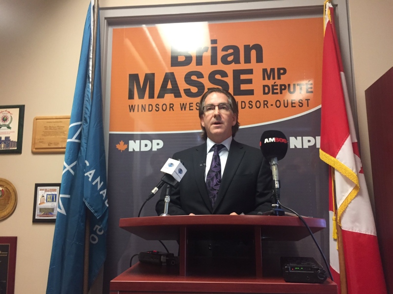 Windsor West NDP Member of Parliament Brian Masse has called a public meeting to talk about the "shocking lack of transparency" over the Ambassador Bridge announcement. (Sacha Long/CTV Windsor)