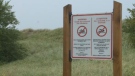The New Brunswick Department of Tourism says Parlee Beach was closed a total of nine times out of 106 days this season.