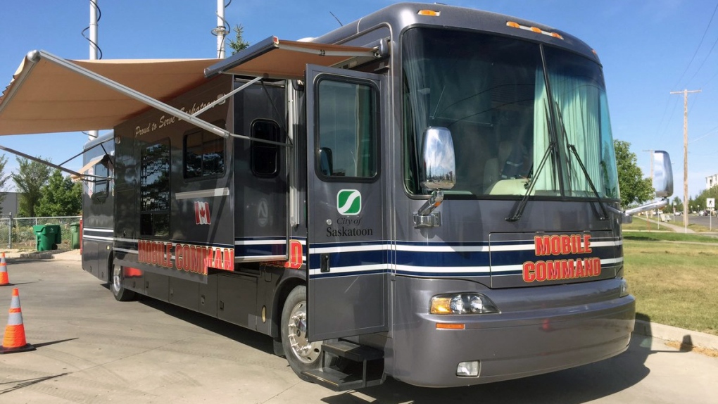 Saskatoon mobile command bus