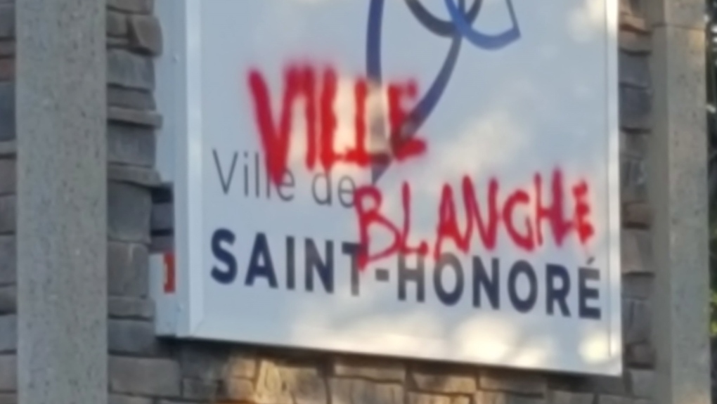 Quebec graffiti