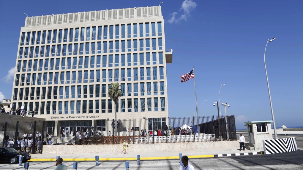 U.S. embassy in Havana, Cuba, in 2015