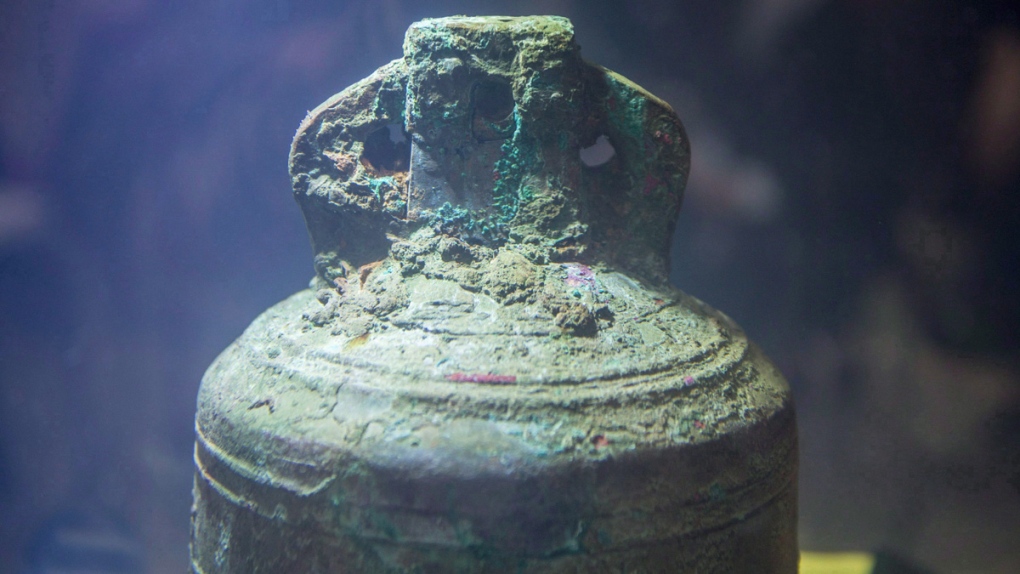 The ship's bell from HMS Erebus