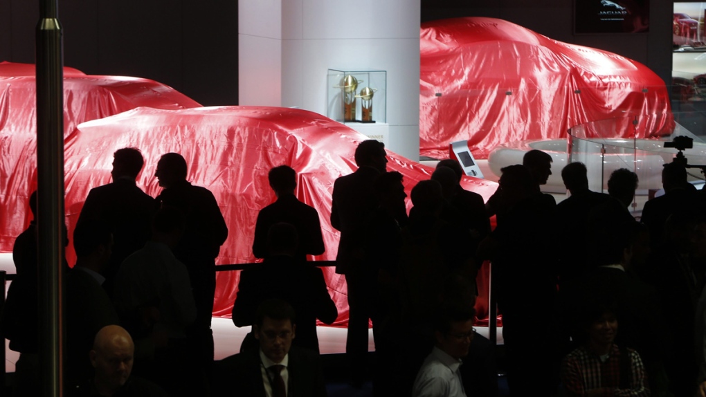 Ferrari presentation at the Frankfurt Auto Show