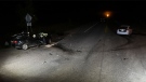 Head-on crash on Highway 148 near Quyon, Quebec on Friday September 15, 2017 (MRC Police photo)