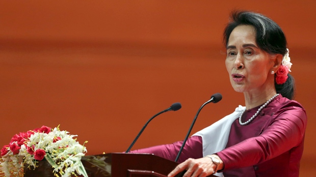 Reactions to Myanmar leader Aung San Suu Kyi's speech | CTV News