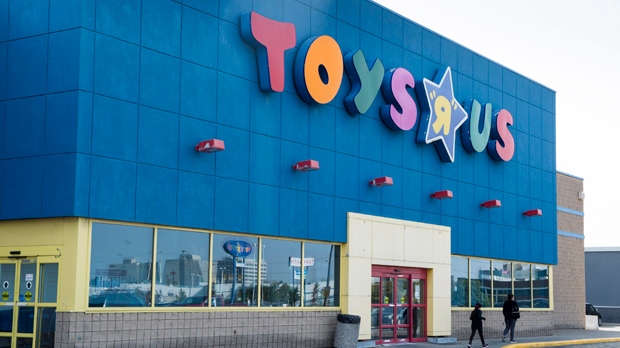 A Toys "R" Us store is seen Tuesday, September 19, 2017 in Montreal. Toys "R" Us has filed for bankruptcy protection in the United States and says it intends to follow suit in Canada. THE CANADIAN PRESS/Paul Chiasson