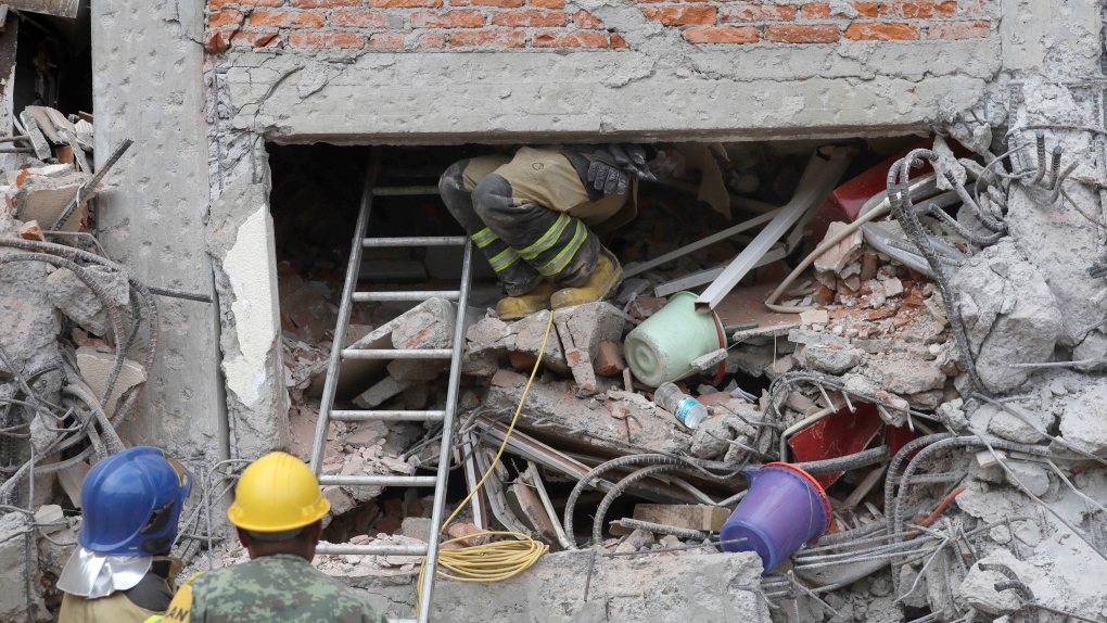 Homes destroyed after Mexico quake