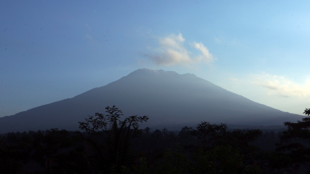 Mount Agung volcano