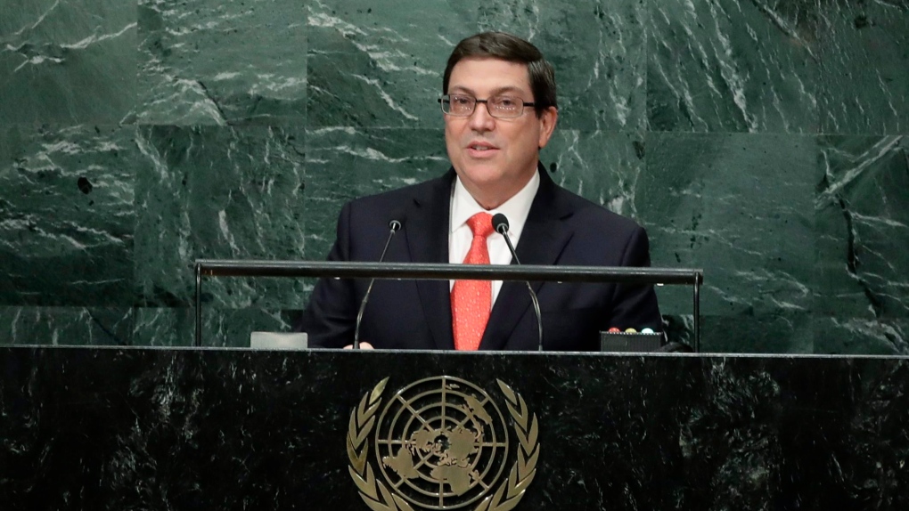 Cuban Foreign Minister Bruno Eduardo Rodriguez Par
