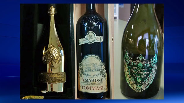 Champagne bottles found in Rosedale