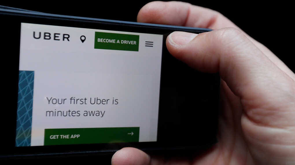 The Uber website