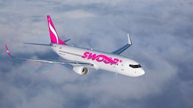 웨스트젯(WestJet)의 새로운 자회사 항공사의 이름은 스웁(Swoop)