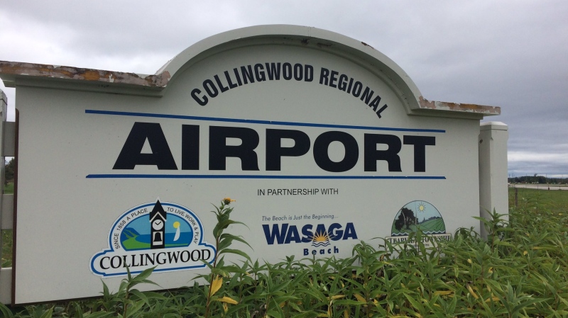 Collingwood Regional Airport can be seen in Clearview Township, Ont. on Wednesday, Sept. 27, 2017. (Mike Walker/ CTV Barrie)