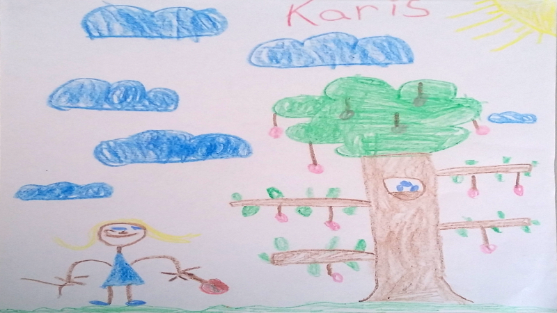 Karis Olmsted, 6 years old, Grade 1, Our Lady of Peace School in Bells Corners