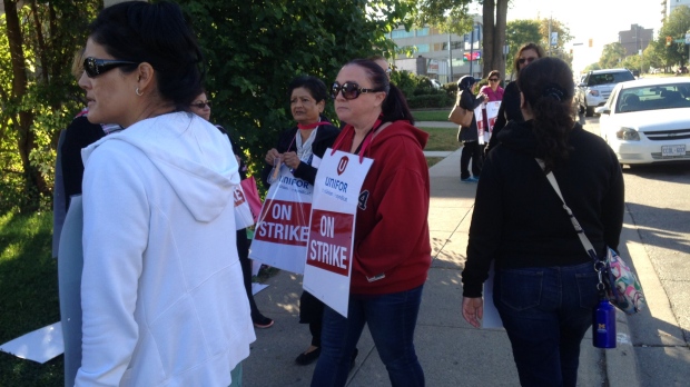 Strike hits Medical Laboratories of Windsor