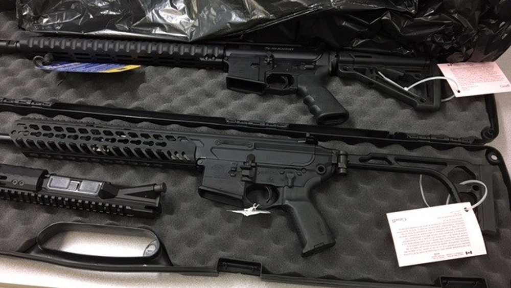 firearms seized at border