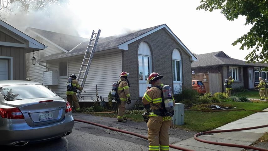 Fire on Renny Crescent
