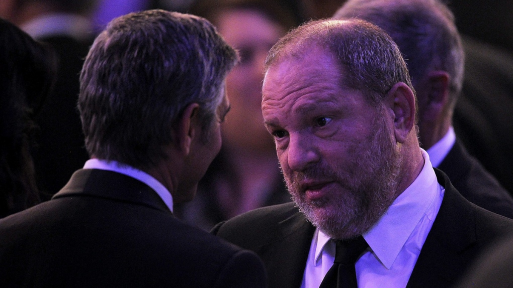 George Clooney and Harvey Weinstein in 2012