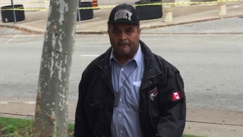 Kenneth Sparks outside a Windsor courthouse on Thursday, Oct. 12, 2017. (Sacha Long / CTV Windsor)