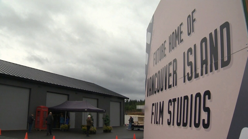 Once it’s complete, Vancouver Island Film Studios will offer producers studio space, a construction shop, prop shop, office space and parking. Oct. 19, 2017 (CTV Vancouver Island)