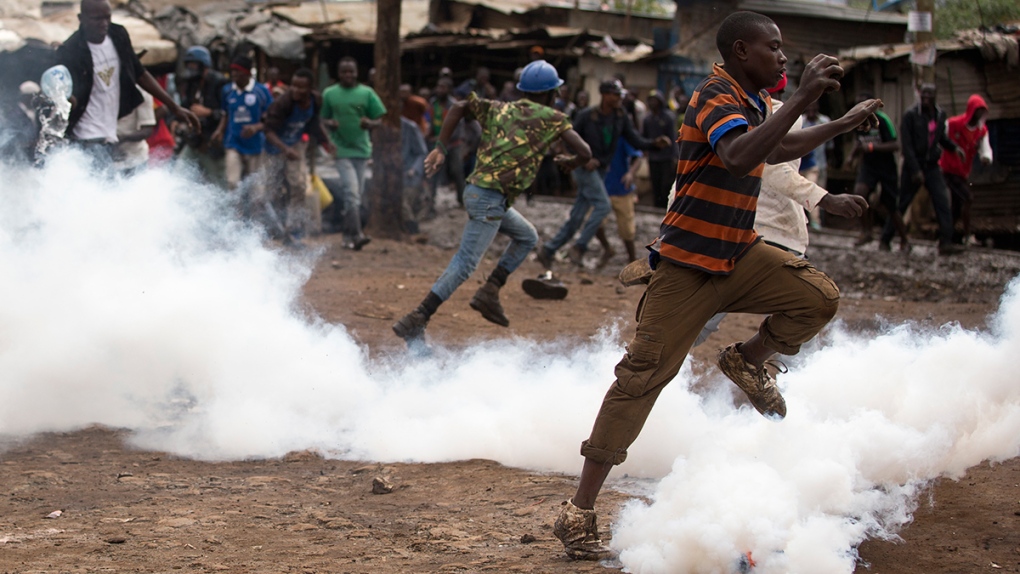 Protesters clash with police in Kenya