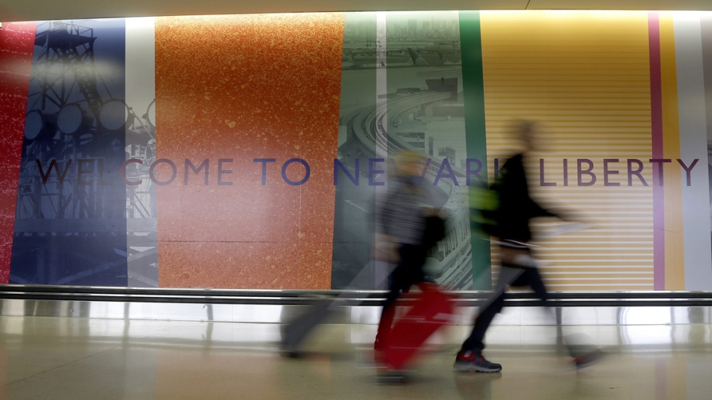 At Newark Liberty International Airport