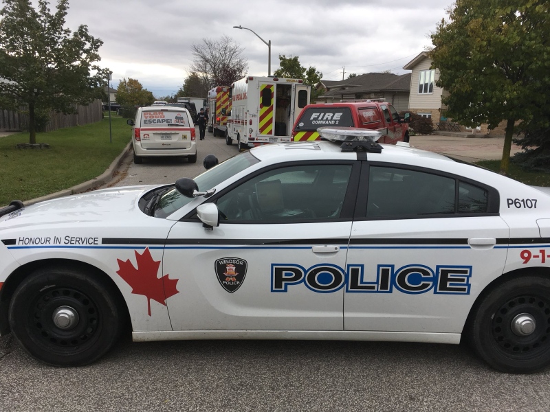 Emergency personnel on scene on Gem Avenue on Saturday, Oct. 28, 2017.
(Chris Campbell / CTV News)