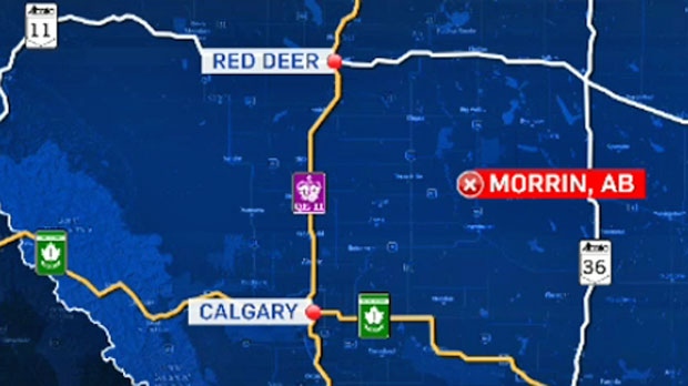 Morrin, Alberta - GoogleMaps