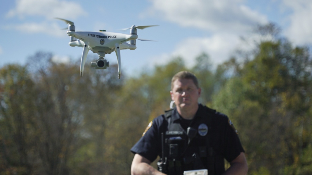 Police forces using drones