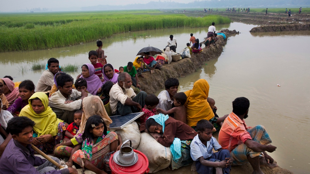 Rohingya Muslims flee Myanmar