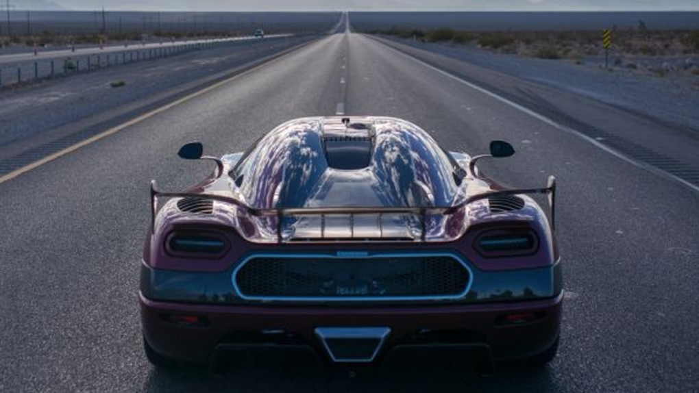 Koenigsegg Agera RS on Route 160 in Nevada