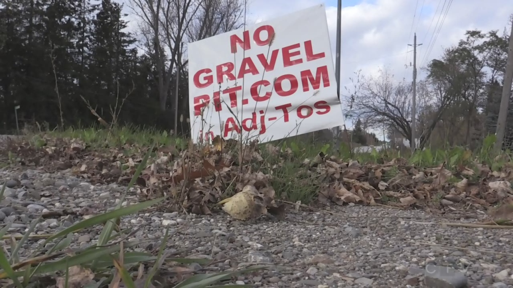 Everett's gravel pit dispute