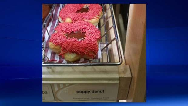 Tim Hortons - Unauthorized poppy doughnuts
