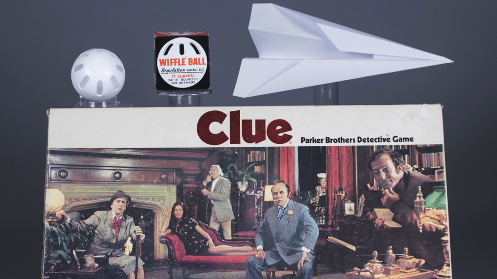 The Wiffle Ball, the paper airplane and Clue
