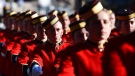 Soldiers parade during Remembrance Day ceremonies at the National War Memorial in Ottawa on Saturday, Nov. 11, 2017. THE CANADIAN PRESS/Sean Kilpatrick