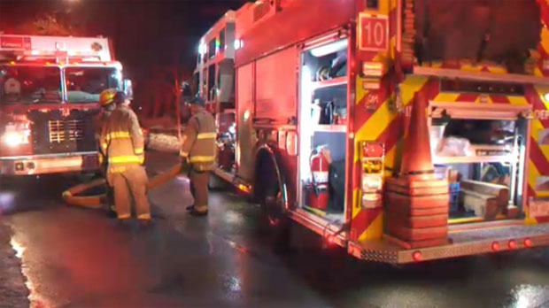 Calgary firefighters remain on scene 