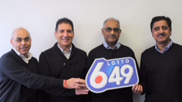 A group of four from Winnipeg are the winners of a $3.5 million LOTTO 6/49 jackpot. (Source: Western Canada Lottery Corporation)