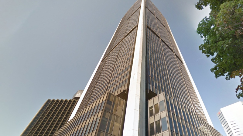 The World Anti-Doping Agency headquarters in Montreal is shown in this image from Google Maps.