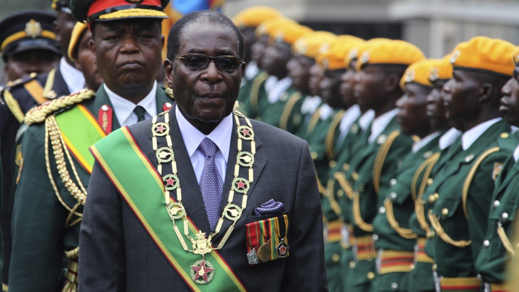 Robert Mugabe in Harare in 2009