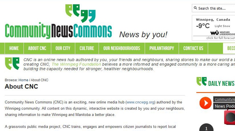 Community News Commons going offline