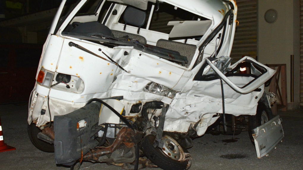 U.S. soldier crashes car in Japan