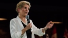Premier Kathleen Wynne addresses questions from the public during a town hall meeting in Toronto on Monday, November 20, 2017. THE CANADIAN PRESS/Christopher Katsarov