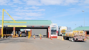 The North Portal border crossing can be seen in this undated photo. (Source: CBSA)