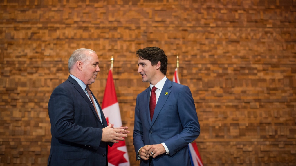 Horgan and Trudeau 