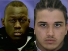 Toronto police are looking for Anheim "African" Bol (left), and Luis "Sluggs" Sampedro (right).