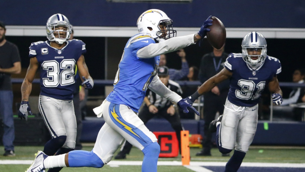 Chargers beat Cowboys in Thanksgiving game