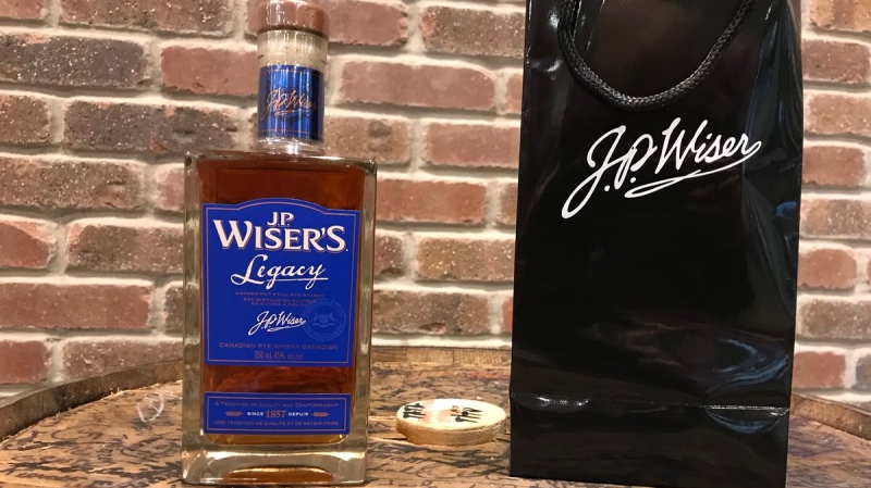  J.P. Wiser’s releases 125 special bottles of legacy whiskey in Windsor, Ont., on Friday, Nov. 24, 2017. (Angelo Aversa / CTV Windsor)